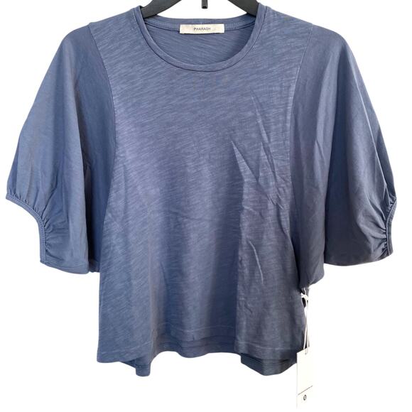 NWT Pharaoh Collection Colby Tee in Supima Slub Size 0/X-Small - Picture 1 of 4